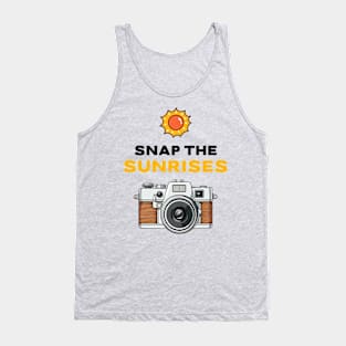 Snap the Sunrise Nature Photography Tank Top